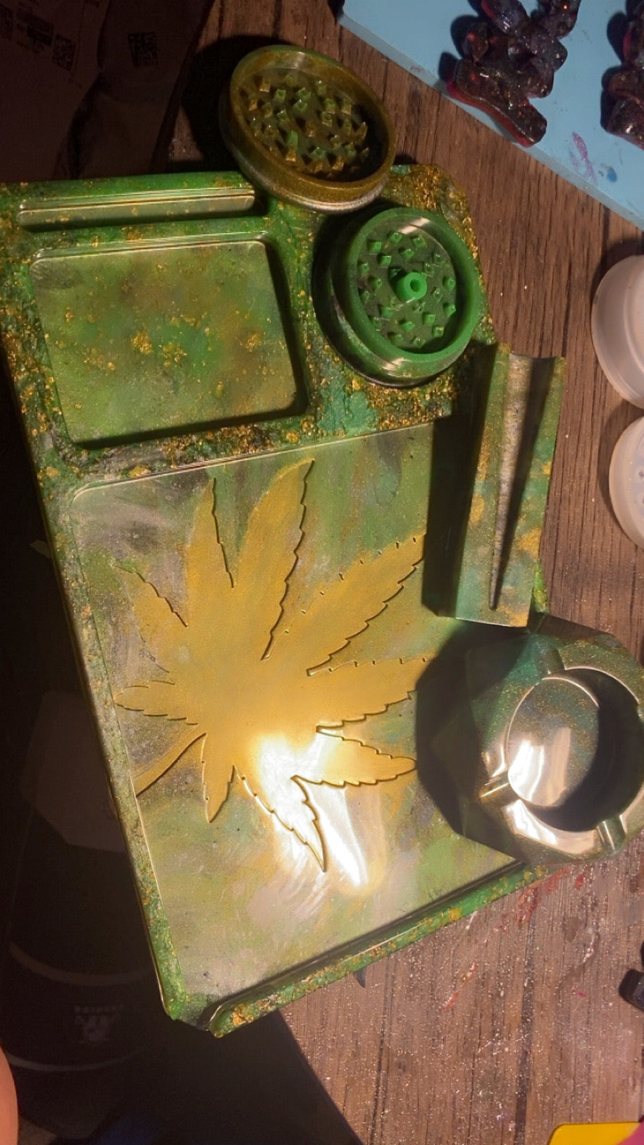 Custom Resin Rolling Tray